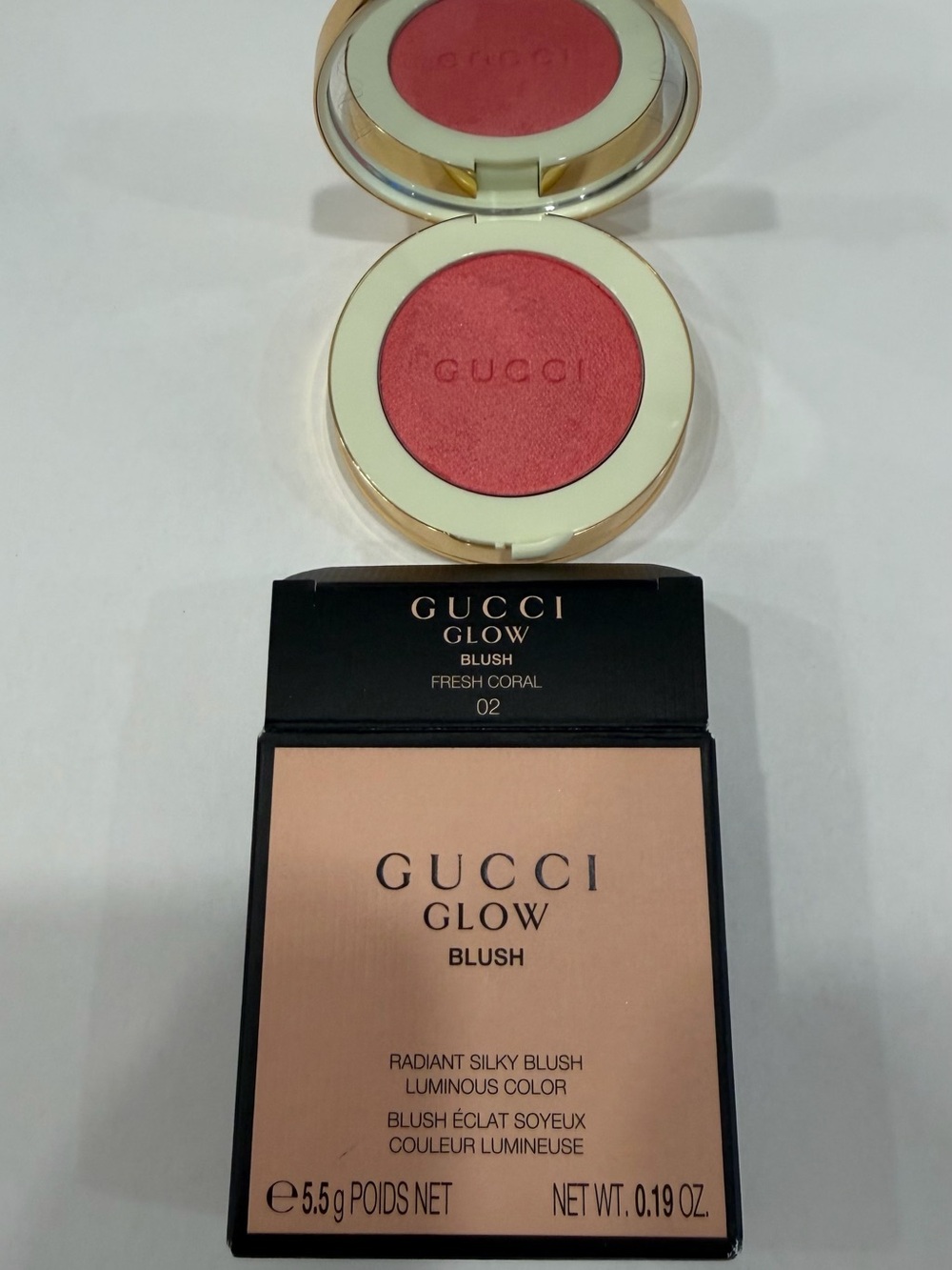 Gucci Glow Blush — Coral Pink (02)
